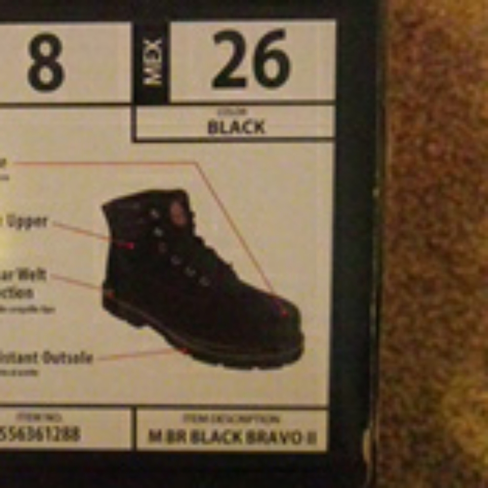 Steel toe boots